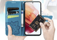 Θήκη με πτερύγιο για Motorola Edge 50 Neo / Motorola ThinkPhone 25, Butterfly, μπλε