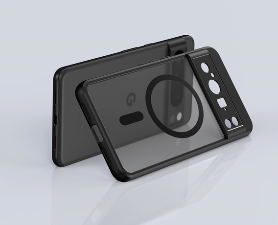 Θήκη για Google Pixel 8 Pro, για MagSafe, ERBORD Μatt Case, μαύρη