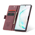θήκη CASEME για Samsung Galaxy Note 10 Plus/5G, Leather Wallet Case, κόκκινη