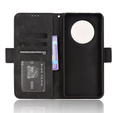 Θήκη με πτερύγιο για Oppo Reno 12FS / 12F, Card Slot, μαύρη