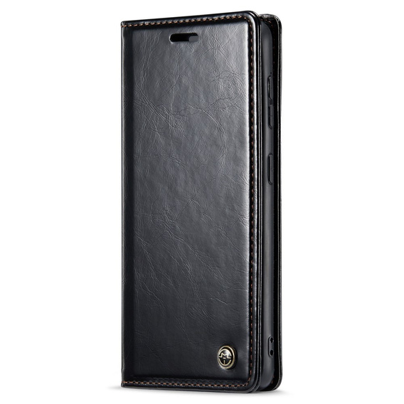 θήκη CASEME για Samsung Galaxy S21, Waxy Textured, μαύρη
