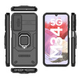 Θήκη για Samsung Galaxy M34, KickStand Camera Lens, μαύρη