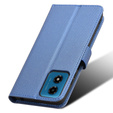 Θήκη με πτερύγιο για Motorola Moto G24 / G24 Power / G04, Wallet Smart Magnet, μπλε