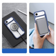 Θήκη Dux Ducis για iPhone Air, Skin X Pro, με πτερύγιο, για MagSafe, navy blue