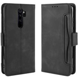 Θήκη με πτερύγιο για Xiaomi Redmi Note 8 Pro, Card Slot, μαύρη