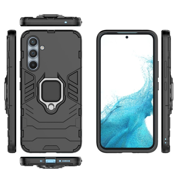 Θήκη για Samsung Galaxy A54 5G, Kickstand Ring, μαύρη