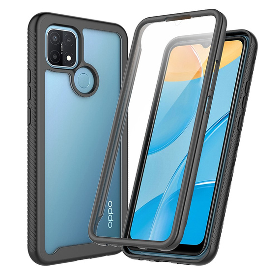 Θήκη για Oppo A15 / A15S, Shockproof, με μεμβράνη, μπλε