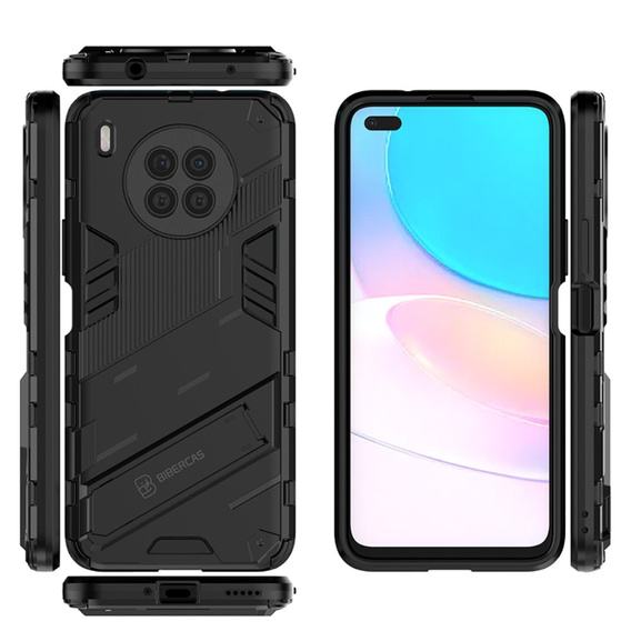Θήκη για Huawei Nova 8i /Honor 50 Lite, Military kickstand, μπλε