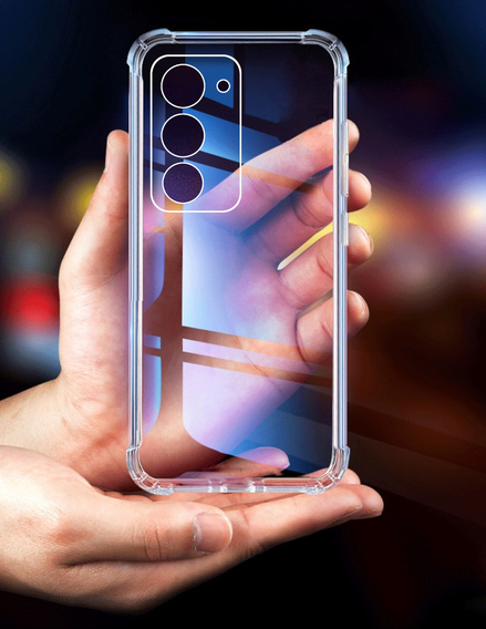Θήκη για Xiaomi Redmi 15 5G / 4G, ενισχυμένη, με προστασία κάμερας, διάφανη