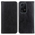 θήκη με πτερύγιο για Honor 200 Lite, Split Leather, μαύρη