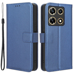 Θήκη με πτερύγιο για Infinix Note 30 Pro 4G, Wallet Smart Magnet, μπλε