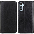 Θήκη για Samsung Galaxy M34, Wallet Litchi Leather, μαύρη