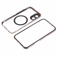Μαγνητική θήκη MagSafe Dual Glass για iPhone 16, χρυσή