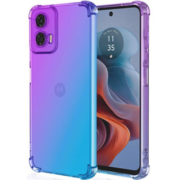 θήκη για το Motorola Edge 50 Fusion 5G, Gradient Dropproof, Μωβ / μπλε