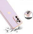 Θήκη για Samsung Galaxy A35 5G, Electro heart, μωβ + Full Glue Ceramic Glass