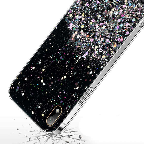 Θήκη για Huawei Y5 2019, Glittery, μαύρη