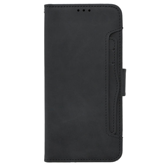 Θήκη με πτερύγιο για Oppo A38 4G / Oppo A18 4G, Card Slot, μαύρη