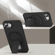 Θήκη για Iphone 16E, Kickstand Matt Case, για MagSafe, μαύρη