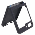 Θήκη για Samsung Galaxy Z Flip7 FE / Z Flip6, Aramid Fiber Cover, μαύρη