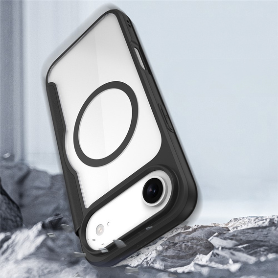 Θήκη Dux Ducis για iPhone Air, Skin X Pro, με πτερύγιο, για MagSafe, μαύρο