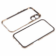 θήκη για το iPhone 16, Magnetic Dual Glass, χρυσή