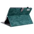 Θήκη για Lenovo Tab M9, Wallet Pen Slot, πράσινη