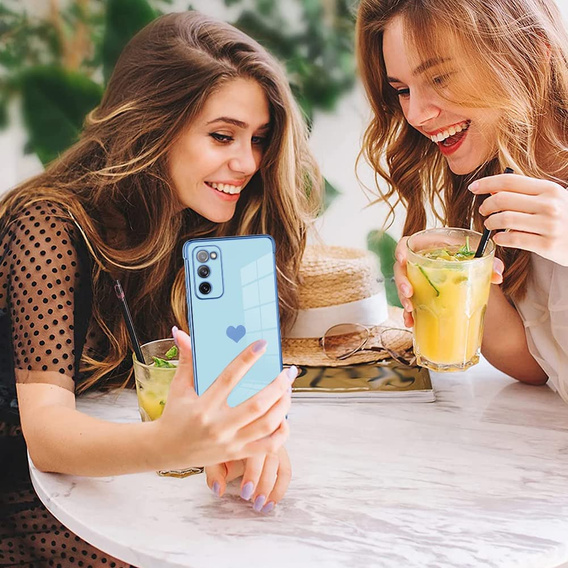 Θήκη για Samsung Galaxy S20 FE, Electro heart, μπλε