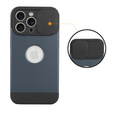 Θήκη για iPhone 15 Pro Max, ERBORD MagProtect Slide Camera, μπλε τιτανίου