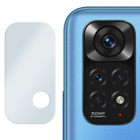 Μετριασμένο γυαλί για κάμερα για το Xiaomi Redmi Note 11, μπλε