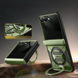 Θήκη Tongate MECH με MagSafe για Samsung Galaxy Z Flip7 FE / Z Flip6, πράσινο