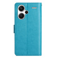 Θήκη με πτερύγιο για Xiaomi Redmi Note 13 Pro+, Butterfly, μπλε