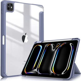 Θήκη για iPad Pro 11" 2024 (5 gen.), Smartcase Hybrid, με χώρο για γραφίδα, μωβ