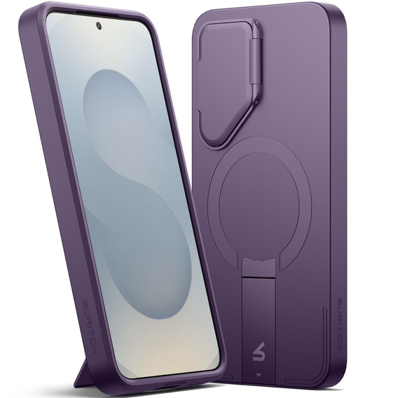 Θήκη για Samsung Galaxy S25+ Plus, Suritch Shockproof, για MagSafe, μωβ