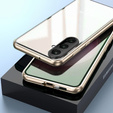 θήκη για το Samsung Galaxy A56, Magnetic Dual Glass, χρυσή