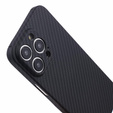 Θήκη για iPhone 15 Pro Max, Aramid Fiber Cover, μαύρη