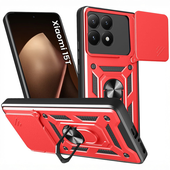 Θωρακισμένη θήκη CamShield Slide με κάλυμμα κάμερας και δαχτυλίδι για Xiaomi 15T