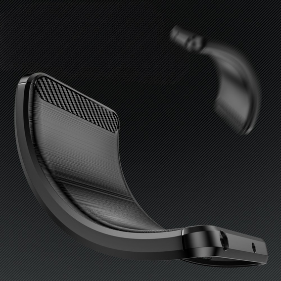 Θήκη για Nothing Phone 3A, Carbon, μαύρη