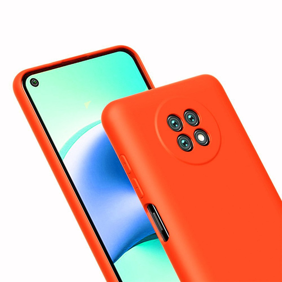 Θήκη για Xiaomi Redmi Note 9T 5G, Silicone Lite, κόκκινη