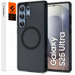 Θήκη MagSafe Spigen για Samsung Galaxy S25 Ultra, Ultra Hybrid, ματ / μαύρο + Μετριασμένο γυαλί 9H