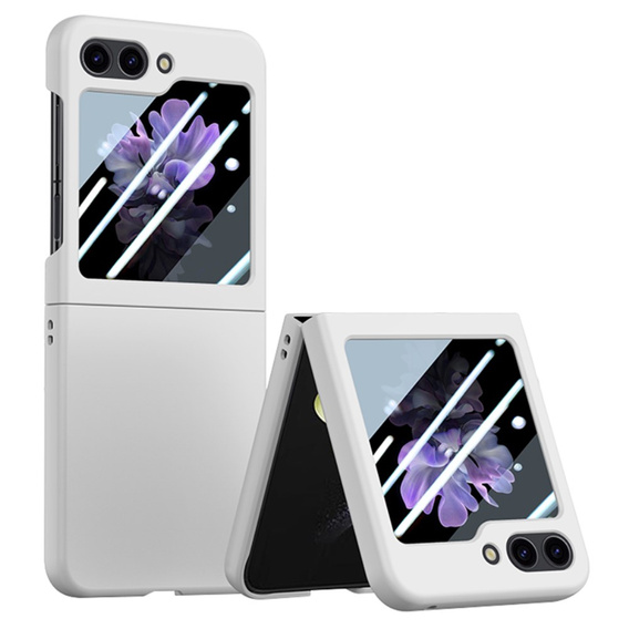 Θήκη για Samsung Galaxy Z Flip7 FE / Z Flip6, PC Case, λευκή