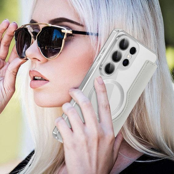 Θήκη με πτυσσόμενο καπάκι RFID Wallet MagSafe με προστασία κάμερας για Samsung Galaxy S26 Ultra