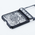 Θήκη για Samsung Galaxy Z Flip 5 5G, Mechanical Legend, μαύρη