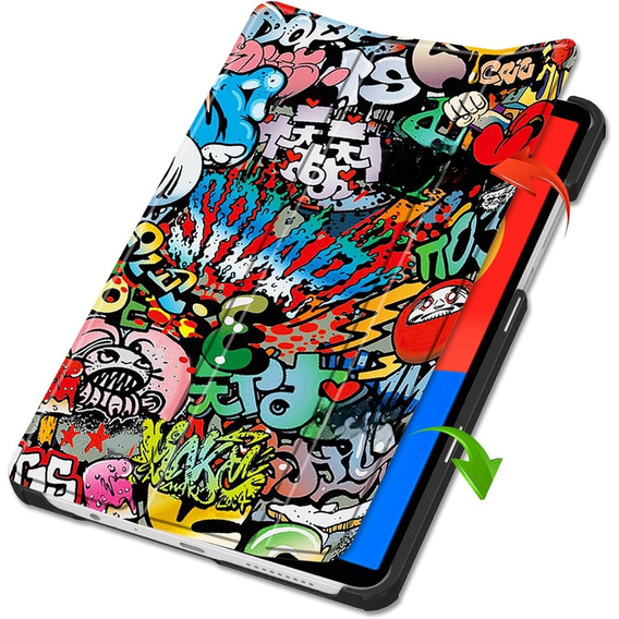 Θήκη για Xiaomi Redmi Pad SE 8.7, Smartcase, graffiti