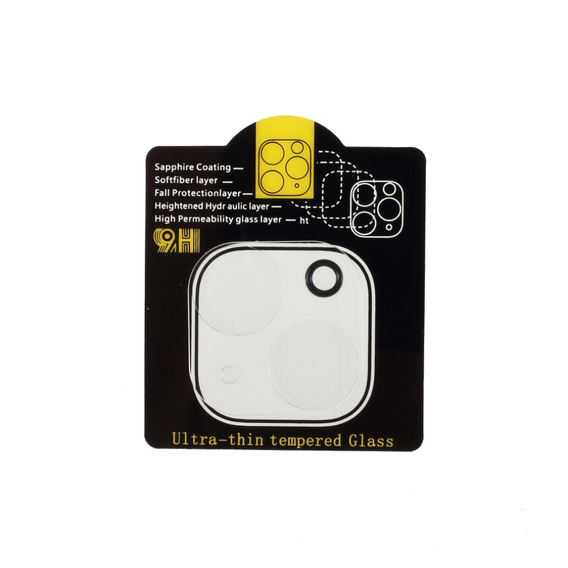 2x ERBORD μετριασμένο γυαλί για την κάμερα για να iPhone 13 Mini 