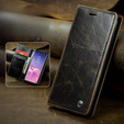 θήκη CASEME για Samsung Galaxy S10+ Plus, Waxy Textured, καφές