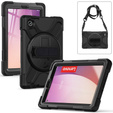 Παιδική θήκη για Lenovo Tab M8 Gen 4 TB-300FU, θωρακισμένη με λουράκι, μαύρη