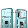 Θήκη για Samsung Galaxy A56 5G, KickStand Camera Lens, πράσινη