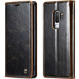θήκη CASEME για Samsung Galaxy S9+ Plus, Waxy Textured, καφές