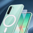 θήκη για το Samsung Galaxy A26, Dropproof MagSafe, διαφανής + γυαλί 9H
