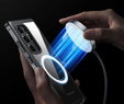Θήκη για Samsung Galaxy S23 FE, Shockproof, με μεμβράνη οθόνης, για MagSafe, μαύρη
